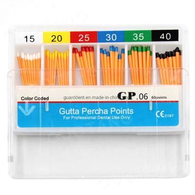 High Quality Cheap Dental Absorbent Paper Point T0.02/4/6 Taper / Gutta Percha