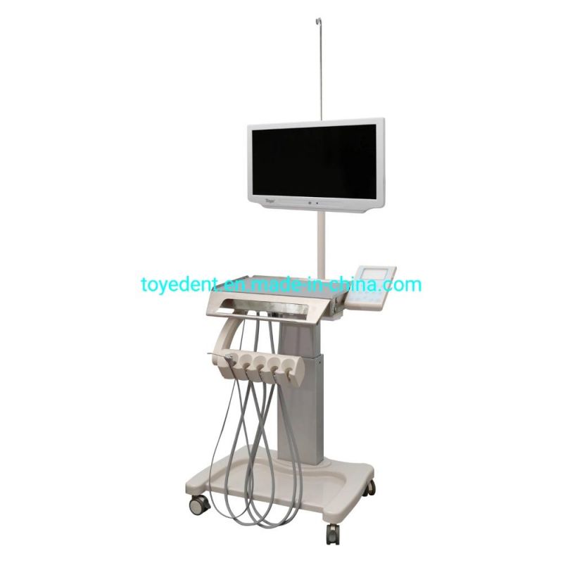 New Easy-to-Operate Dental Chair Unit with Mobile Cart LED Lamp