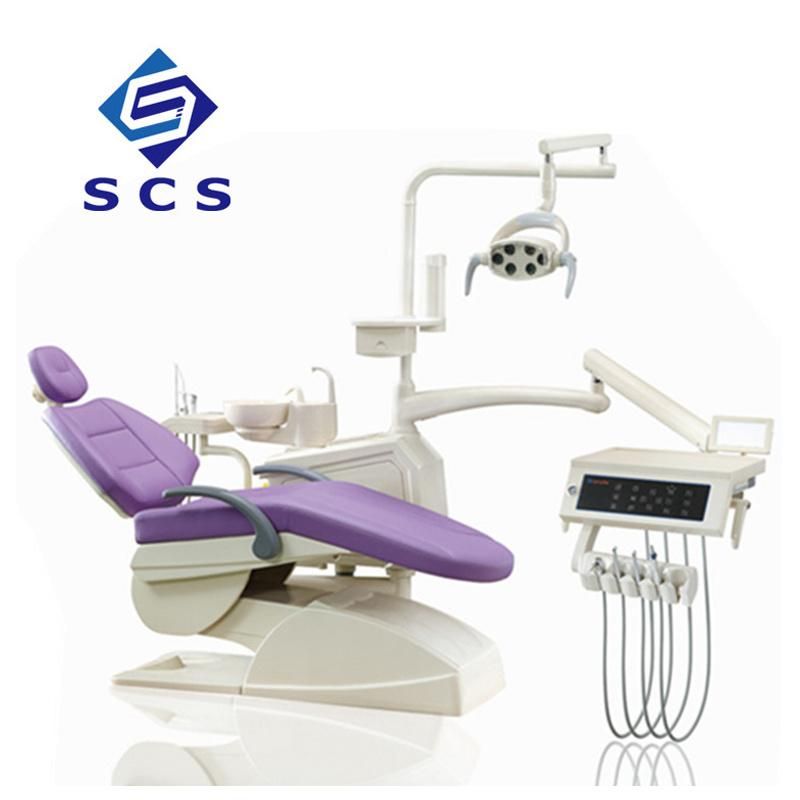 Dental Noiseless DC Motor Dental Chair Unit with LED Operating Light