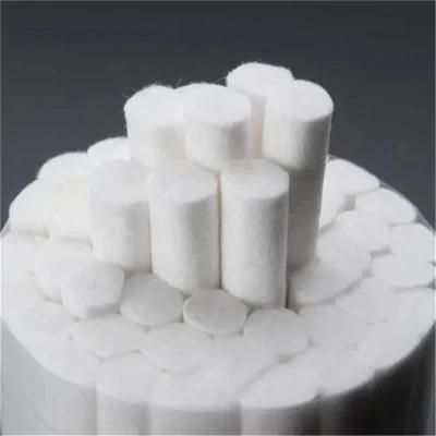 Dental Consumables 100%Cotton Manufacturer of Medical Disposable Dental Cotton Roll Absorbent Hospital