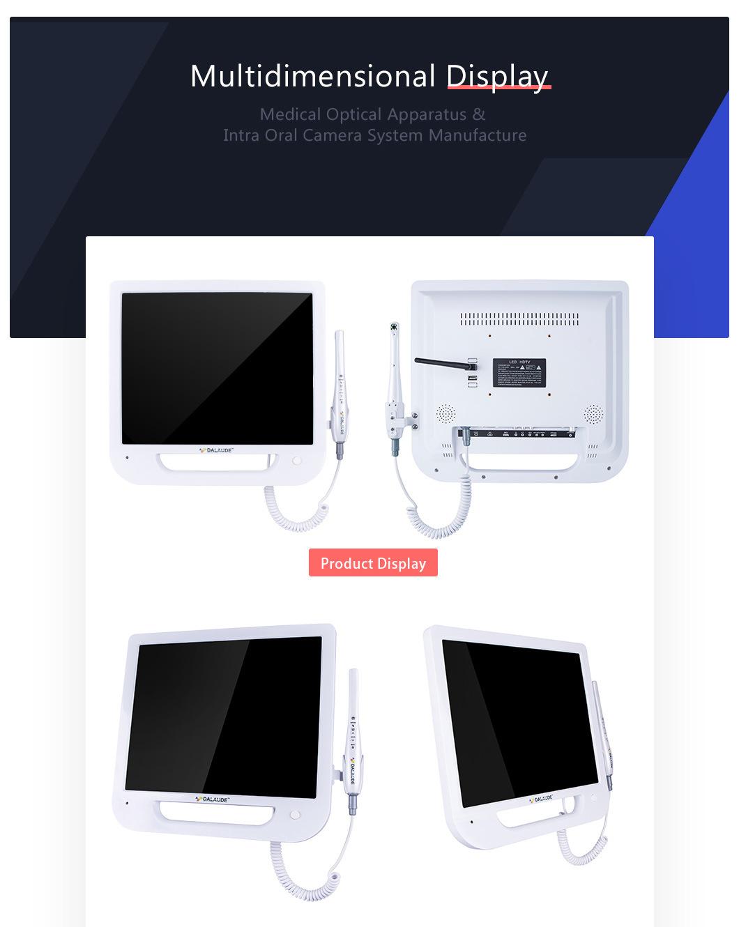 Da-100 Dental Equipment: Intraoral Camera and 17-Inch Monitor
