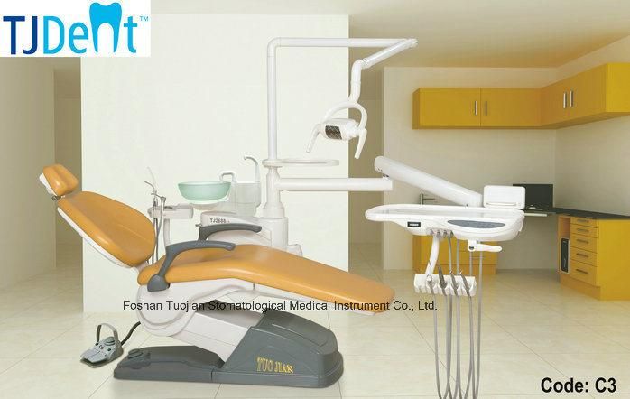 Factory Price Medical Economic Integral Dental Chair Unit with LED Sensor Lamp