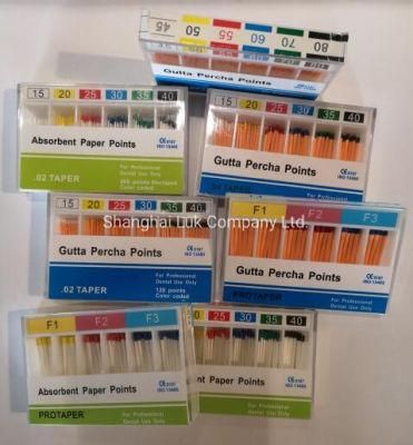 Hot Sale High Quality 0.06 Dental Absorbent Paper Points/PP