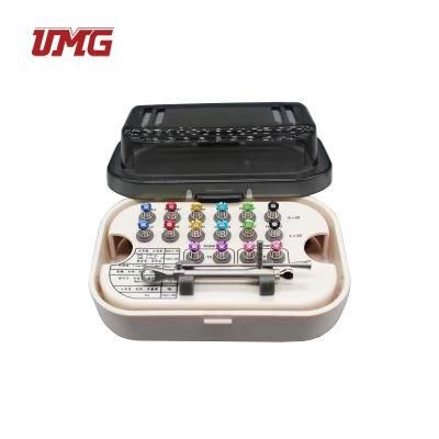 Dental Tools Dental Implant Torque Wrench with 16 Screw Drivers