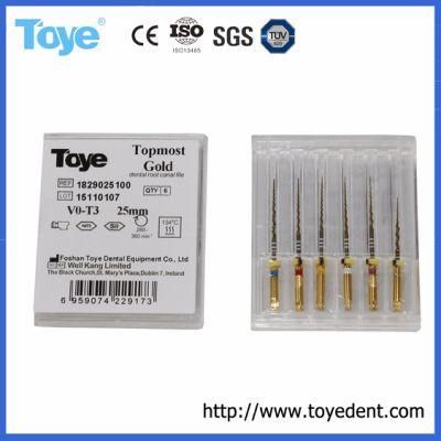 Best Quality Dental Endo Material File Engine Use Niti Tg-6 Taper