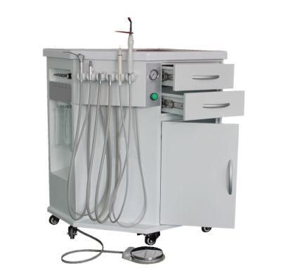 Hdu-P212 Mobile Portable Dental Unit Set with Air Compressor