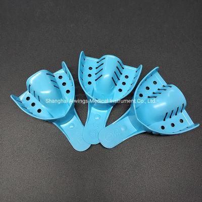 Blue Autoclavable Dental Disposable Impression Trays