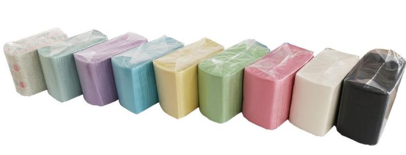 Different Color Waterproof Plastic Disposable Dental Bib