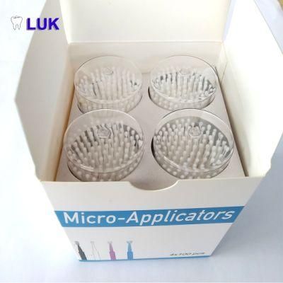 High Quality Bendable Disposable Dental Plastic Brush Micro Applicator