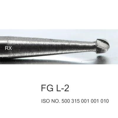 Dental Carbide Burs 21mm Shank Tungsten Drill FG L-2