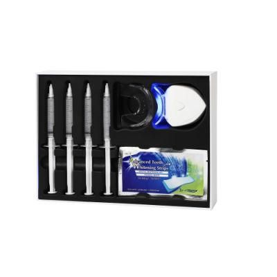 Private Label 35% Hydrogen Peroxide Gel Syringes LED Accelerator Teeth Whitening Kit
