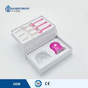 2018 Best Selling Teeth Whitener Latest Pink Gel and Lamp Teeth Whitening Kit