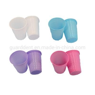 Dental Disposable PP/PS 5oz 7oz Clear or Colored Logo Custom PP/PS Plastic Drinking Cups Mouth Rinse Cup