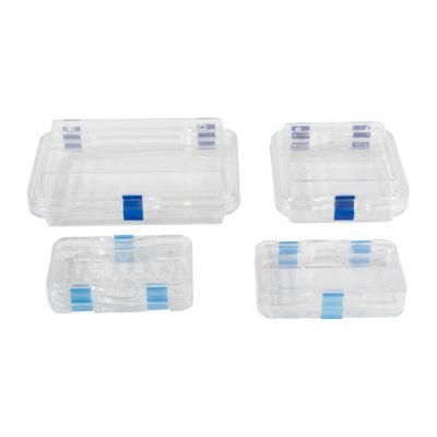 Durable Plastic Membranes Retainer Box Transparent Dental Crown Box