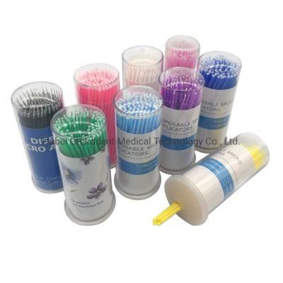 Factory Best Quality Disposable Micro Applicator Bendable Eco Friendly Dental Micro Brush Mini