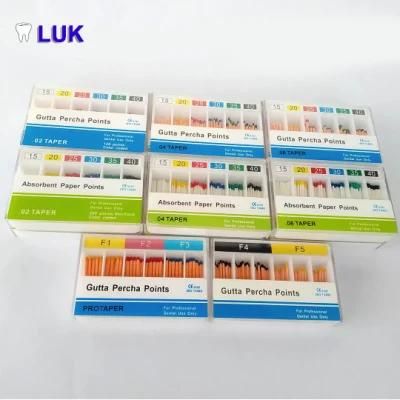 OEM Label Welcomed All Type High Quality Dental Gp/PP #15-80