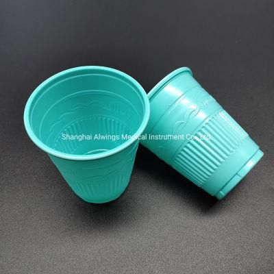 Green PP Disposable Plastic Cup for Dental Clinic