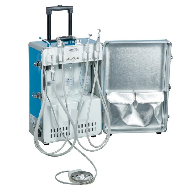 Mt Medical China Veterinary Human Suitcase Portable Dental Equipment Unit