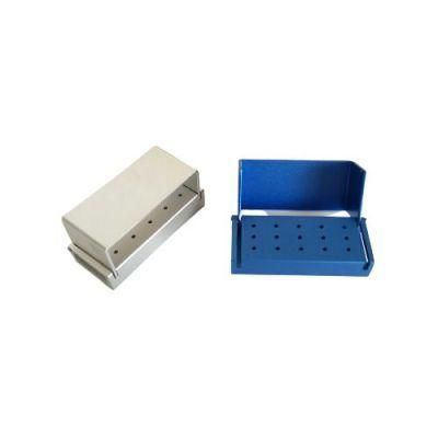 24 Holes Stainless Steel Dental Bur Holder Implant Drill Kit