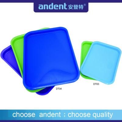 Four Colors PP Material Dental Flat Tray