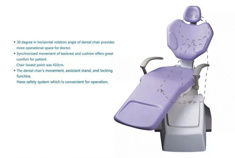 Best Quality Leather Dental Unit Computer-Controlled S2319 Dental Chair Equipment
