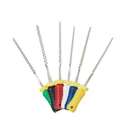 Dental Medical High Quality Stainless Steel Endodontic K Files USA Standard with CE for Dental Distributor