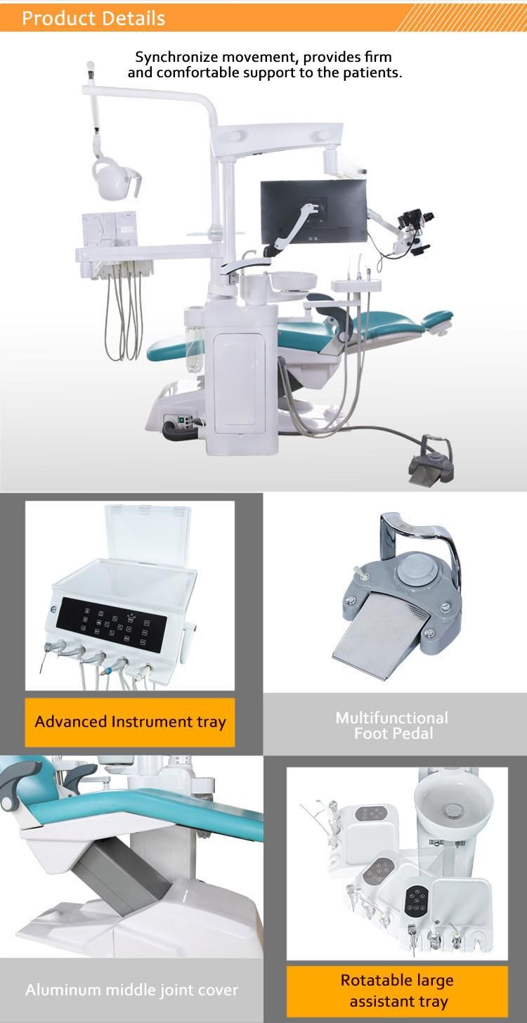 Teeth Device Manufacturer Multi Functional Dental Chair with Sensor Light