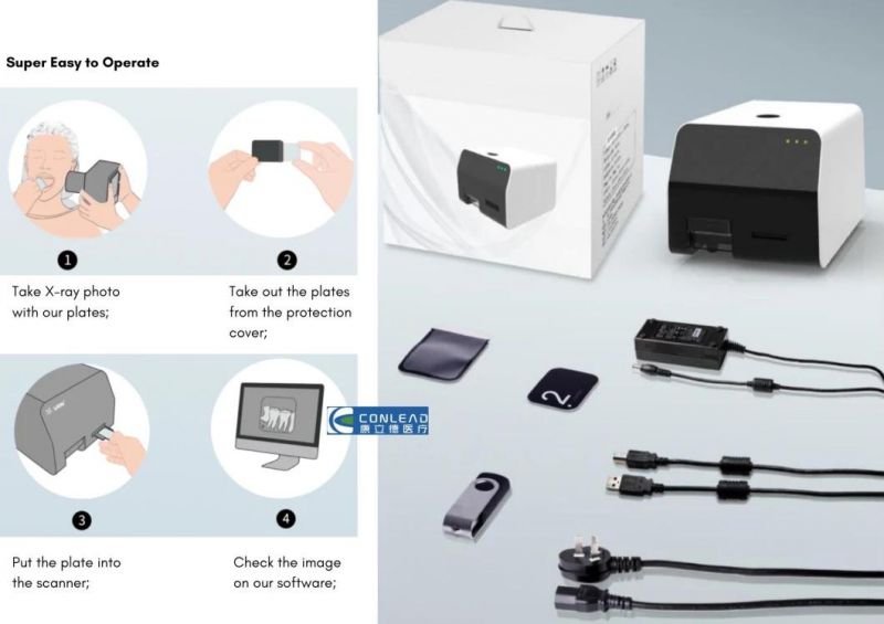 Automatic Dental Digital Intraoral Cr Imaging Plate Scanner
