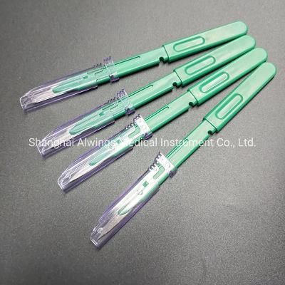 Safety Type Dental Disposable Sterile Surgical Blades Surgical Scalpels