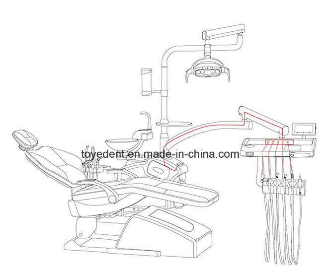 Best Quality Leather Dental Unit Computer-Controlled Dental Chair Equipment