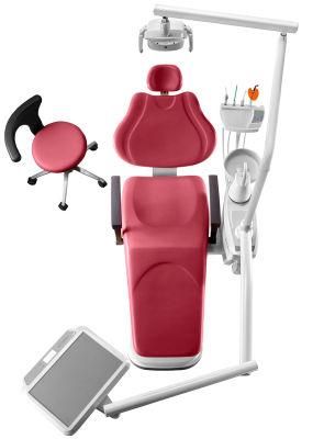 Metal &Ceramic Keju Wooden Case 1.40*1.07*1.17m Dental Unit Chair with CE
