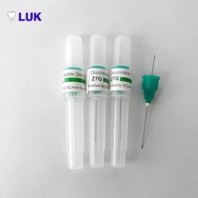 27g 30g Disposable Dental Needle for Anaesthesia Use