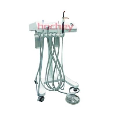 Hochey Medical Mobile Portable Unit with CE Air Compressor and Handpiece Turbine