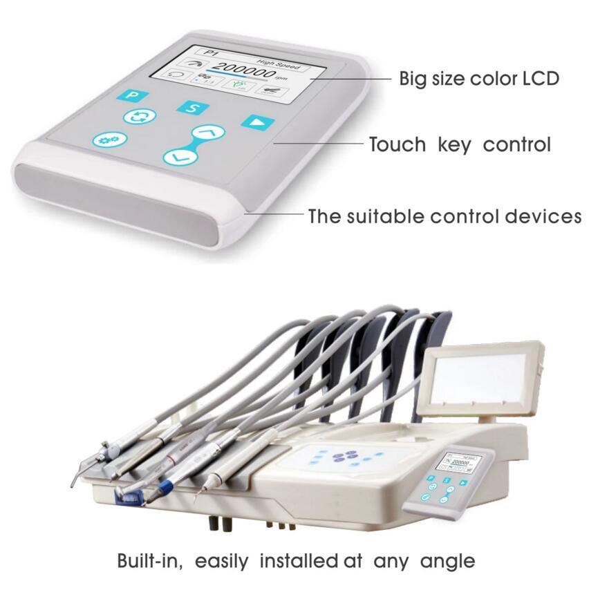 Dentistry Equipment Soco Coxo C-Puma Int+ LED Brushless Dental Micromotor Electric Motor Built in Dental Chair Unit Fit 1: 5 / 1: 1 Contra Angle LED