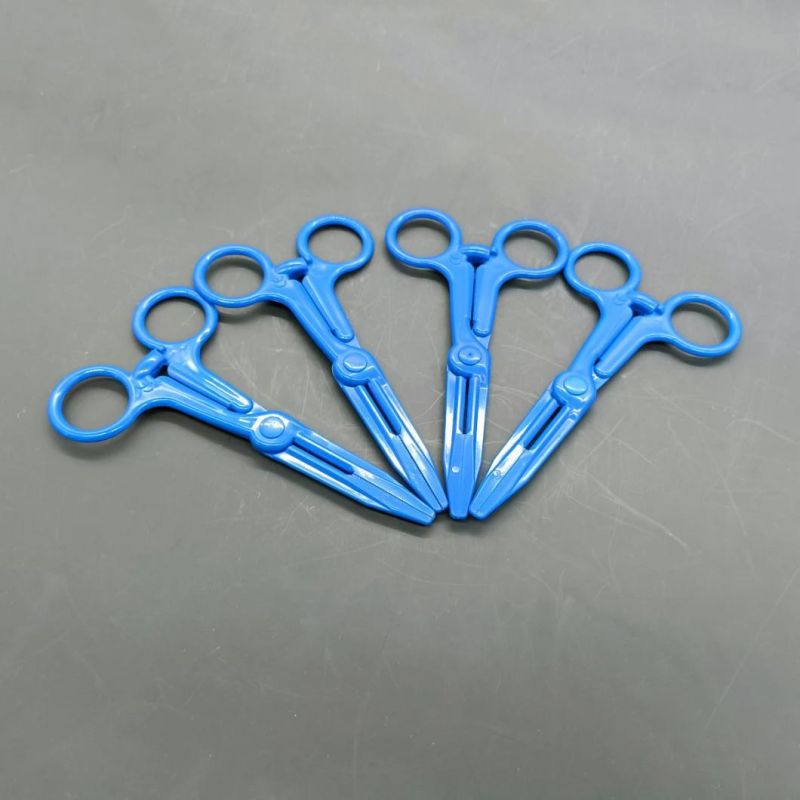 Plastic Blue Color Dental Haemostatic Forceps