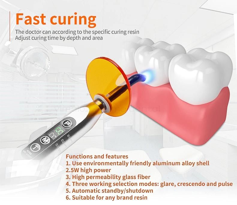 Built in LED Curing Light Cure Curing Lamp for Dental Unit