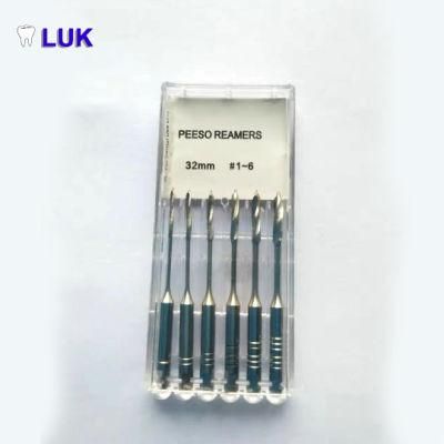 High Quality Dental Stainless Steel Peeso Reamer File