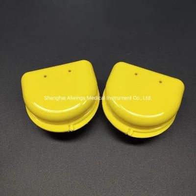Medical Plastic Made Yellow Dental Rentainer Box
