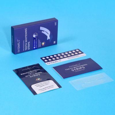 Effective Non-Slip Dental Whitener Professional Effect Whitening Strips Private Label Teeth Whitening Strips