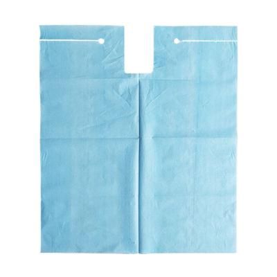 Customised Adult Bib 50X60cm Tie Back Disposable Medical Dental Bib Roll for Dental Clinic