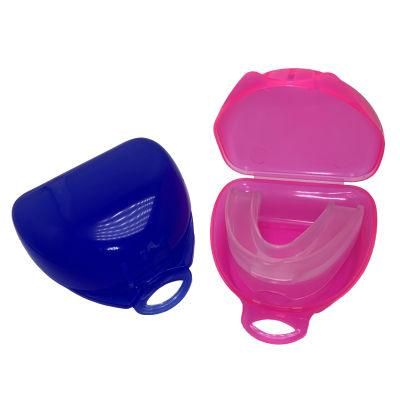 Dental Consumable Medical Plastic Denture Container False Teeth Storage Mouth Guard Case Box