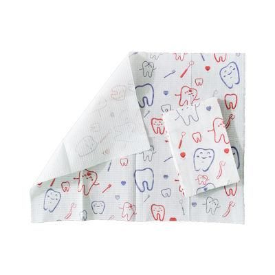 Dentista Patient Towel Babero Dental Disposable Dental Bibs with Design