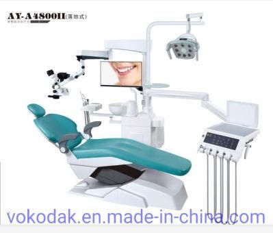 Hot Selling Dental Unit Floor Standing with Big LED Lamp