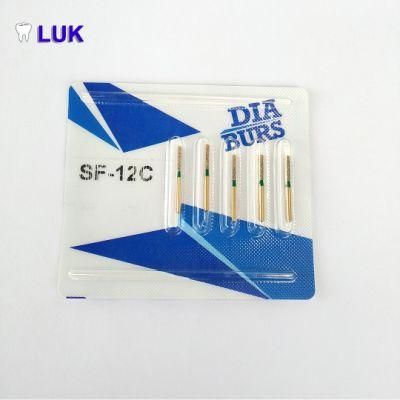 OEM Most Durable Gold Dental Burs Diamond Burs Dental Instrument