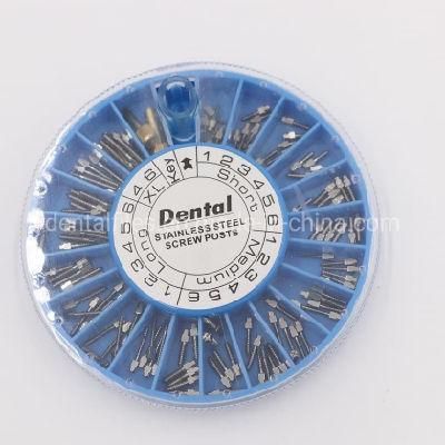 Dental Hots Sales Product Stainless Steel Screw Post 120 PCS Per Pack