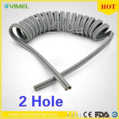 2 Hole Dental Tubing Spiral Dental Handpiece Pipes Spare Parts