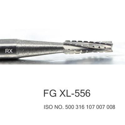 Cylinder Cross Cut Surgical Burs Dental Drill FG XL-556