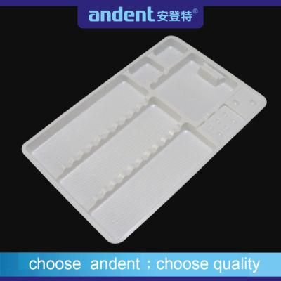 China Factory Dental Disposable Divided Tray Plastic Instrument Tray