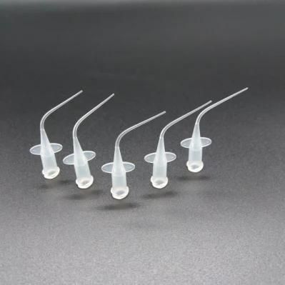 Plastic Long Curved Pre-Bent Needle Tips