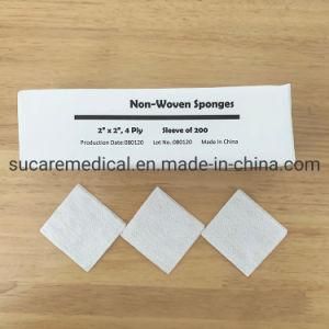 4ply Dental Disposable Non-Woven Gauze Sponges 5X5cm